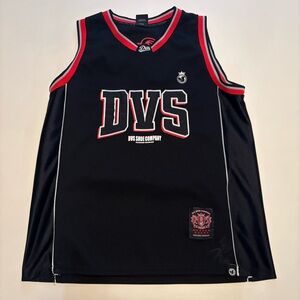 DVS Black and Red Sleeveless Jersey